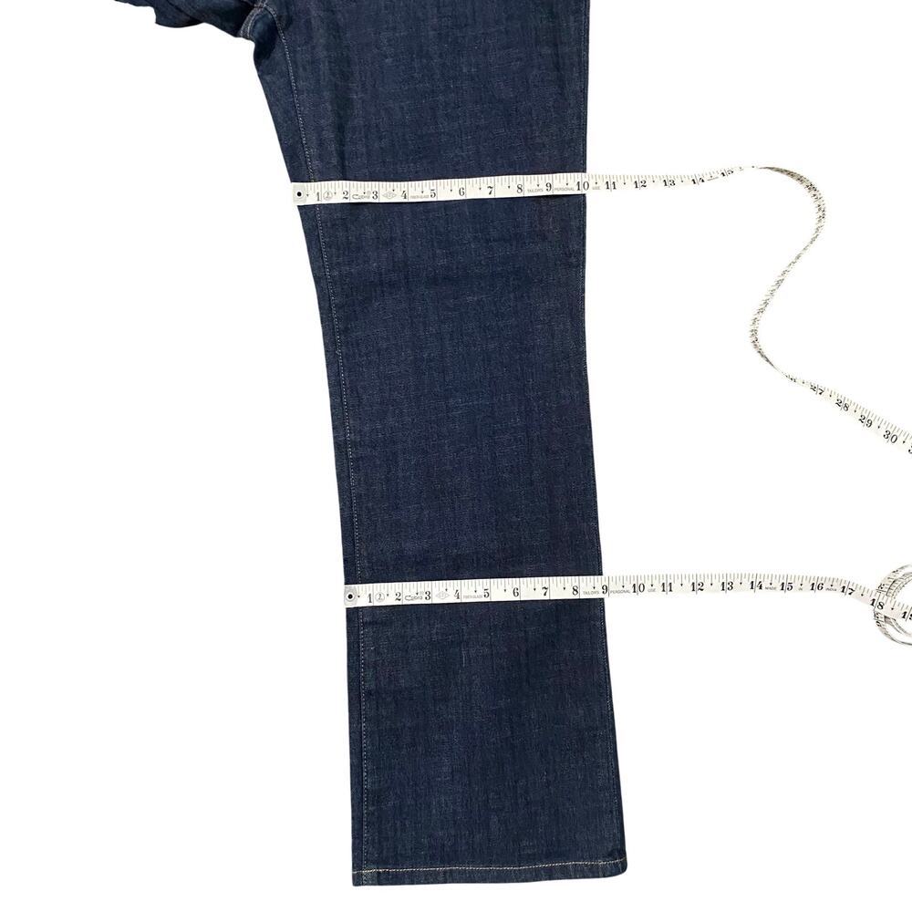 Laura Ashley Womens Straight Leg Dark Wash Jeans Size 12 NWT Classic Denim - Picture 6 of 9